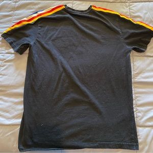 Striped Black T Shirt